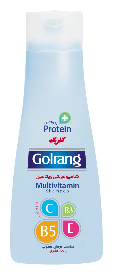 شامپو مولتی‌ویتامین + پروتئین گلرنگ